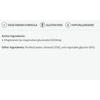 MAGNESIUM  OLIGO LABEL WITH INGREDIENTS