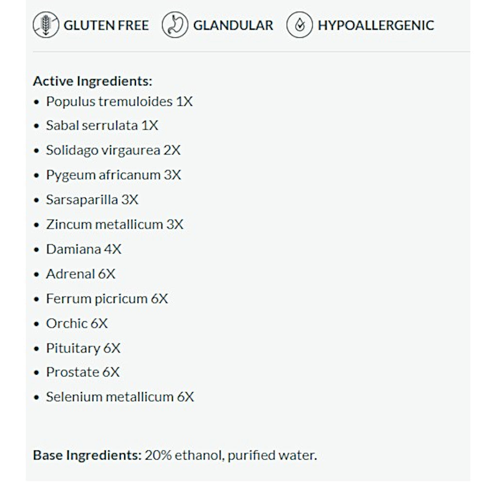 Professional Formulas Male Endocrine Axis Drops 2oz