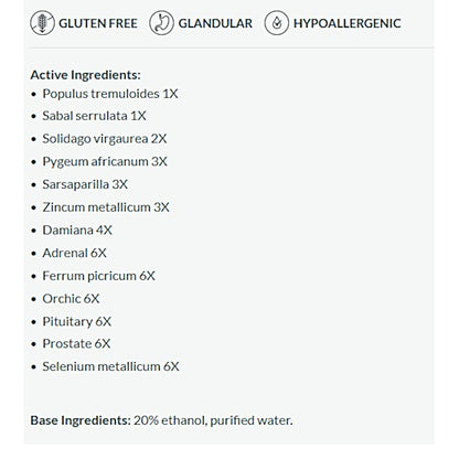 Professional Formulas Male Endocrine Axis Drops 2oz