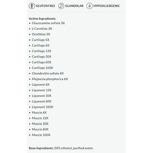 Professional Formulas Muscle/Ligament/Cartilage Drops 2oz