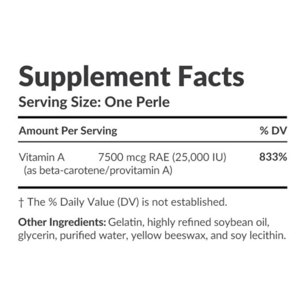 Professional Formulas Natural Beta-Carotene Mulsion 120 perles