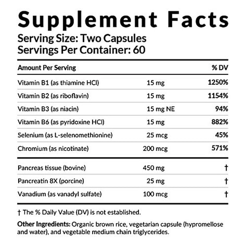 Professional Formulas Pancreas Complex 120c