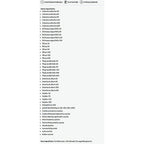 List of product ingredients on a white background