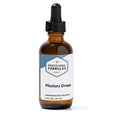 Bottle of Pituitary Drops with a dropper on a white background