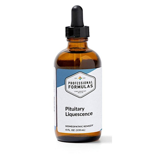 Bottle of 'Pituitary Liquescence' by Professional Formulas on a white background