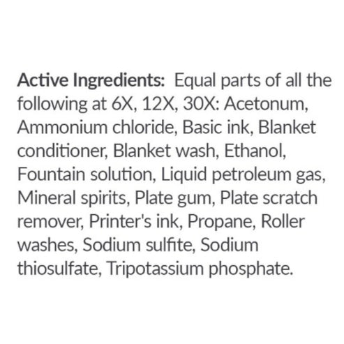Professional Formulas Printer's Ink/Chemical Detox 2oz