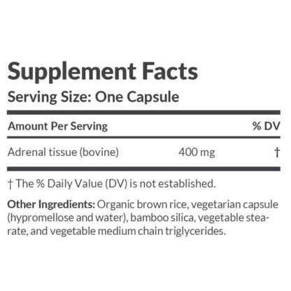 Professional Formulas Pure Adrenal 400 60c