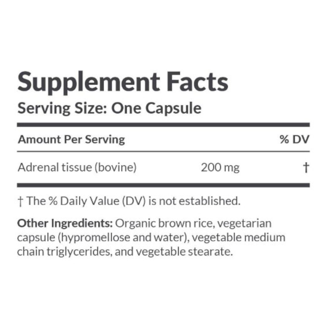 Professional Formulas Pure Adrenal 200 60c