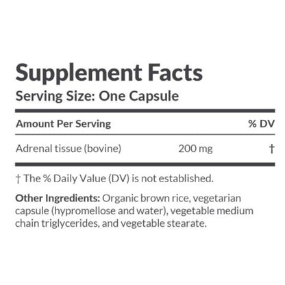 Professional Formulas Pure Adrenal 200 60c
