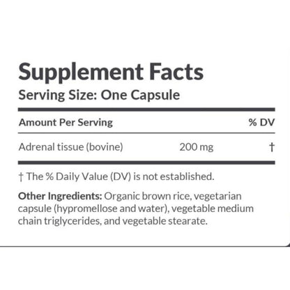 Professional Formulas Pure Adrenal 200 180c