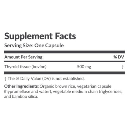 Professional Formulas Pure Thyro 500mg 90c