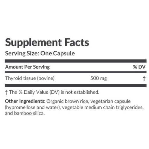 Professional Formulas Pure Thyro 500mg 90c