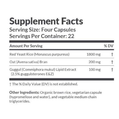 Professional Formulas Red Yeast Rice 90c