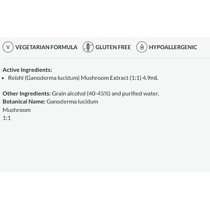 Ingredients list for a product with vegetarian, gluten-free, and hypoallergenic labels.