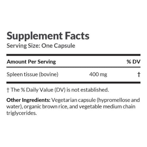 Professional Formulas Pure Spleen 60c
