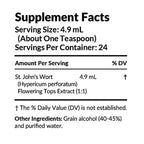 Supplement facts label with serving size, servings per container, and ingredient details.