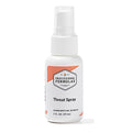 Throat spray bottle with 'Professional Formulas' branding on a white background