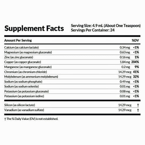 Professional Formulas Trace Mineral Complex 4oz