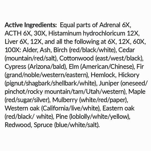 Professional Formulas Trees 1 Allersode 2oz