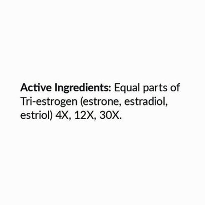 Text on a white background listing active ingredients of a medication.