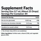Professional Formulas Vanadium/Chromium/Zinc Oligo 2oz
