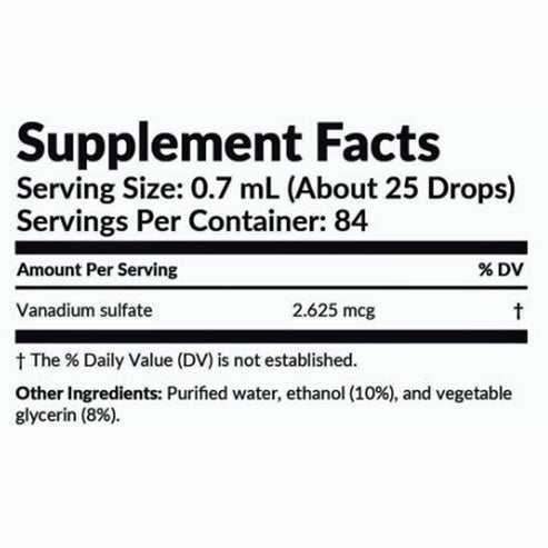 Professional Formulas Vanadium Oligo 2oz