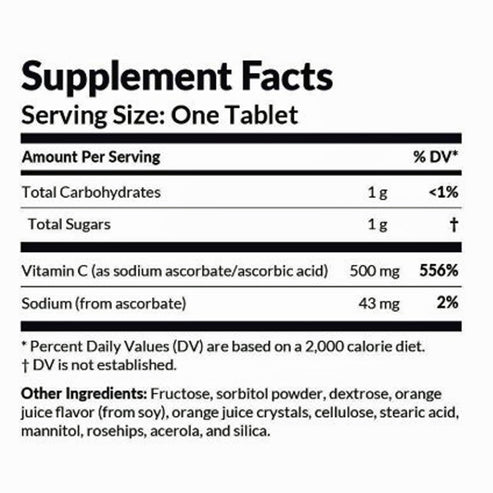 Professional Formulas Vitamin C Chewable 90T