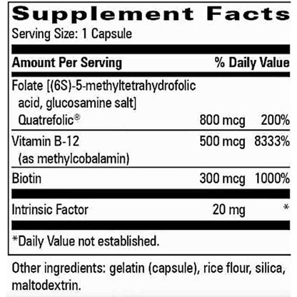 Progressive Labs B-12 Intrinsic Factor 60c
