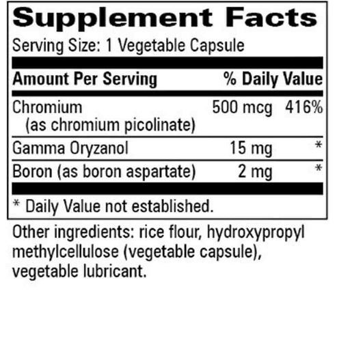 Progressive Labs Chromium Picolinate 500 60c