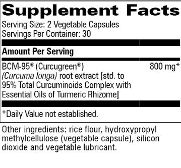 Progressive Labs Curcumin BCM-95 60c
