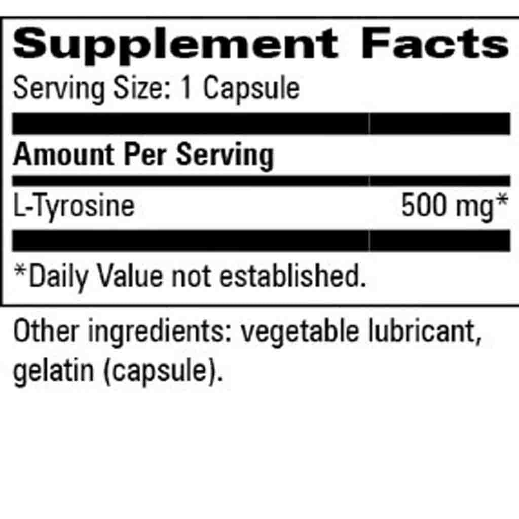 Progressive Labs L-Tyrosine 500mg 90c