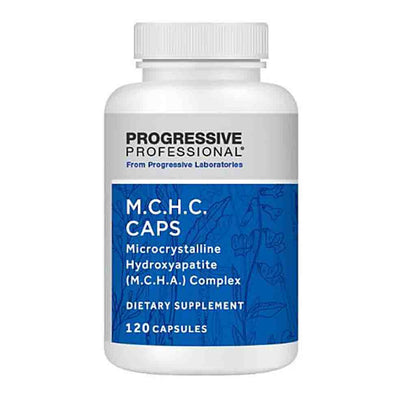 A white plastic bottle of Progressive Professional M.C.