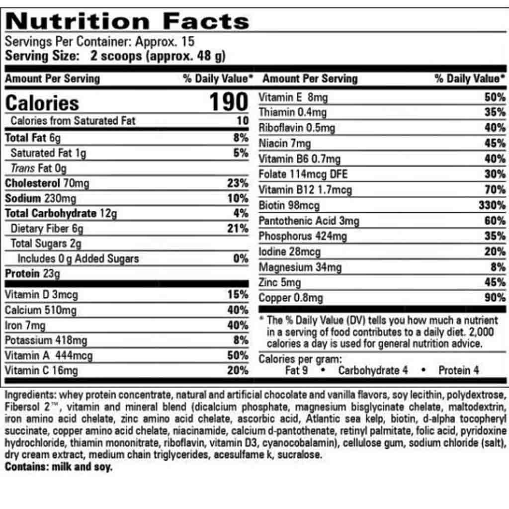 Progressive Labs Skip-A-Meal 25.4oz chocolate