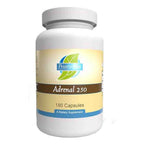 Supplement bottle labeled 'Adrenal 250' with Priority Health logo on a white background