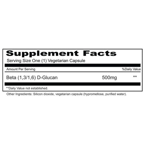 Priority One Beta Glucan 100vc