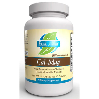 Priority One Cal-Mag 11.7 oz Tropical Vanilla Punch 30 servings