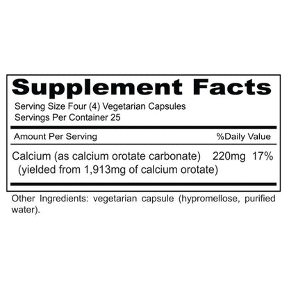 Priority One Calcium Orotate 100vc
