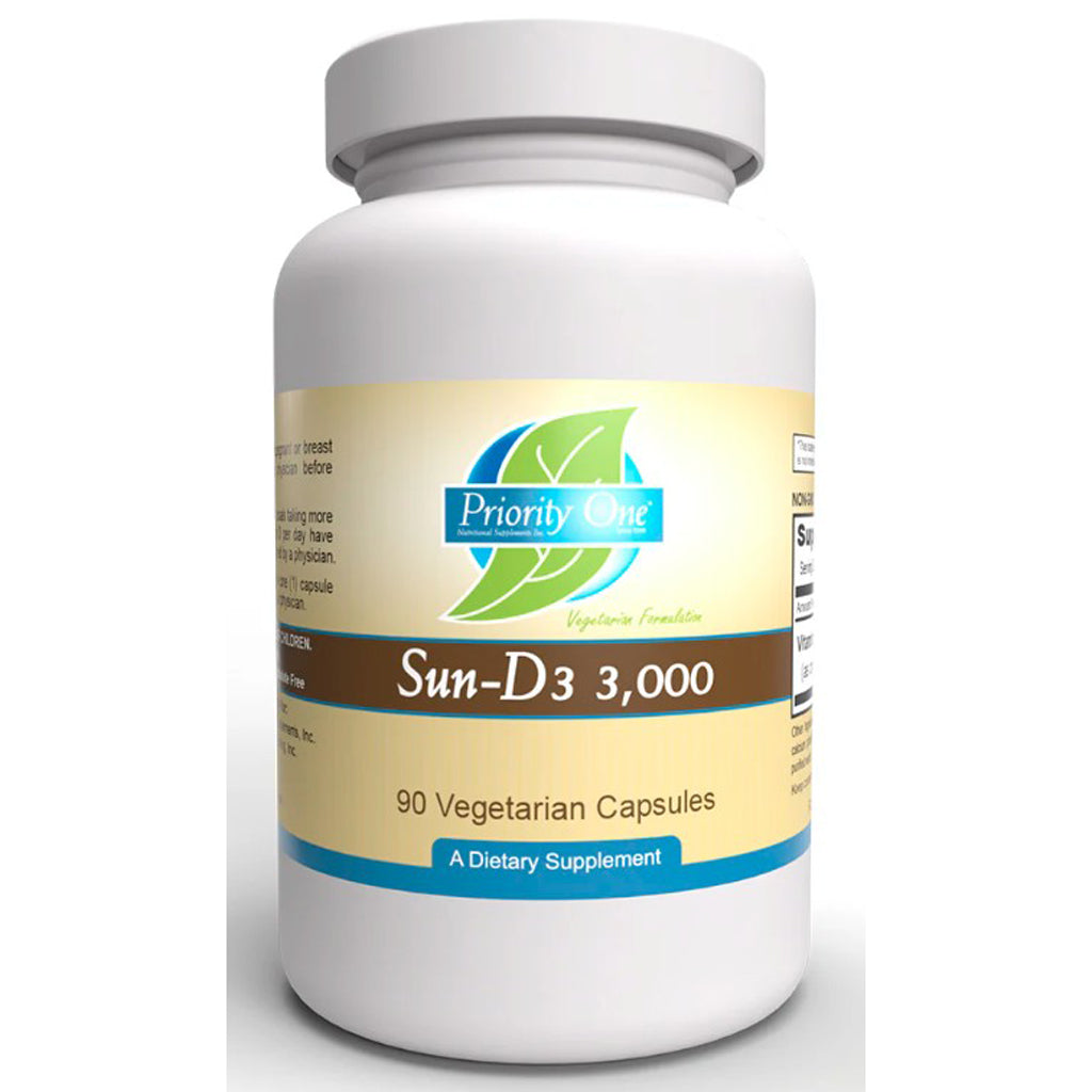 Priority One Sun-D3 3,000 90c