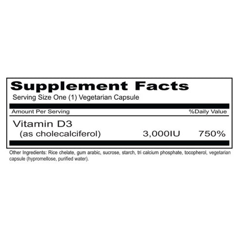 Priority One Sun-D3 3,000 90c