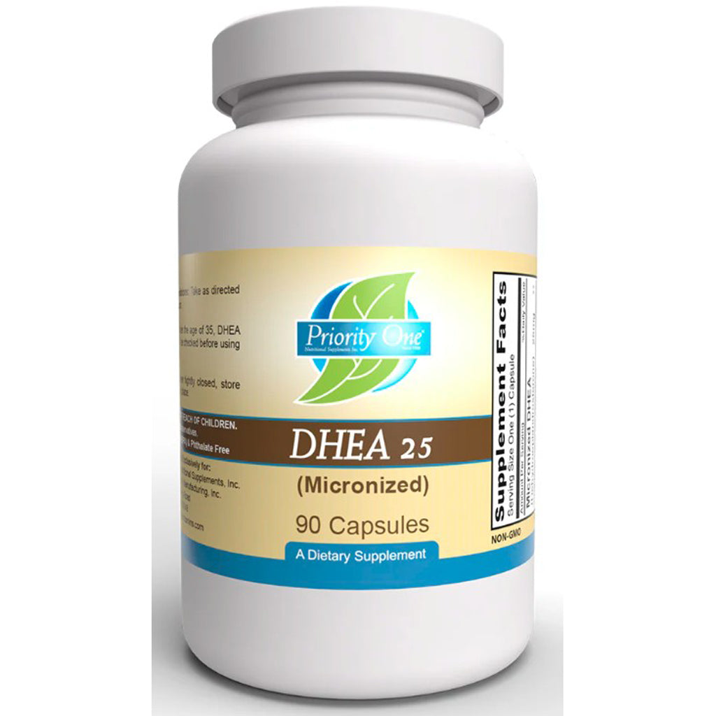 Priority One DHEA 25 mg 90c