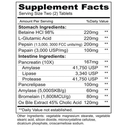 Priority One Enzy-Gest 120T