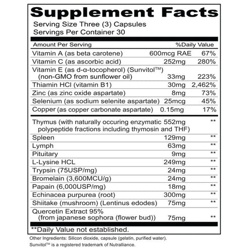 Priority One Immuno Caps 90c