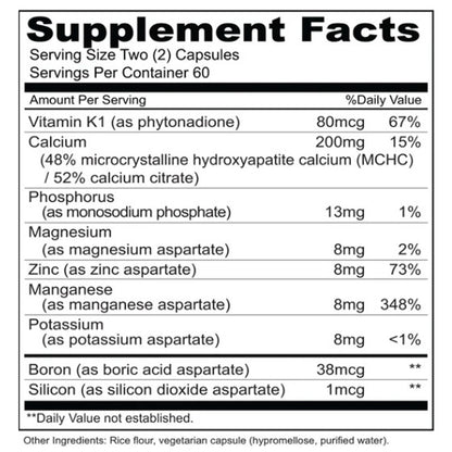 Priority One M.C.H.C. Calcium 120c