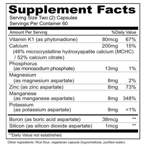 Priority One M.C.H.C. Calcium 120c