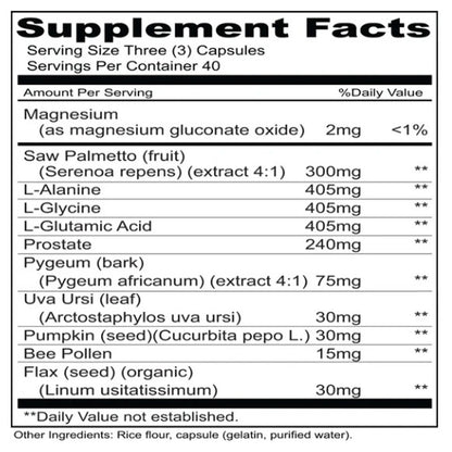 Priority One Prostate Health 120c