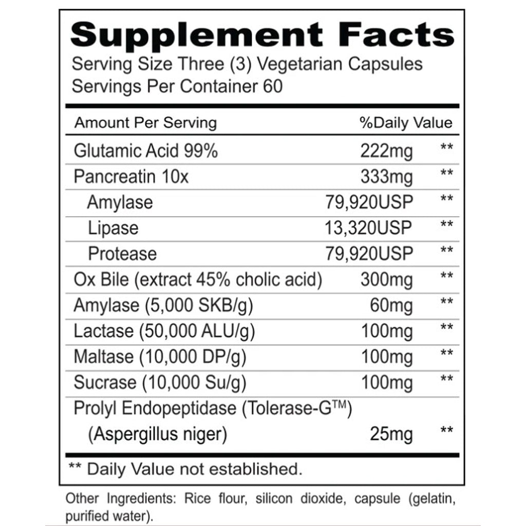 Priority One SIBOZyme No HCL 180vc