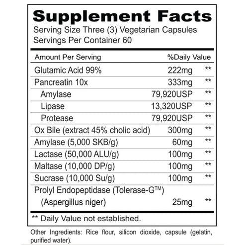 Priority One SIBOZyme No HCL 180vc