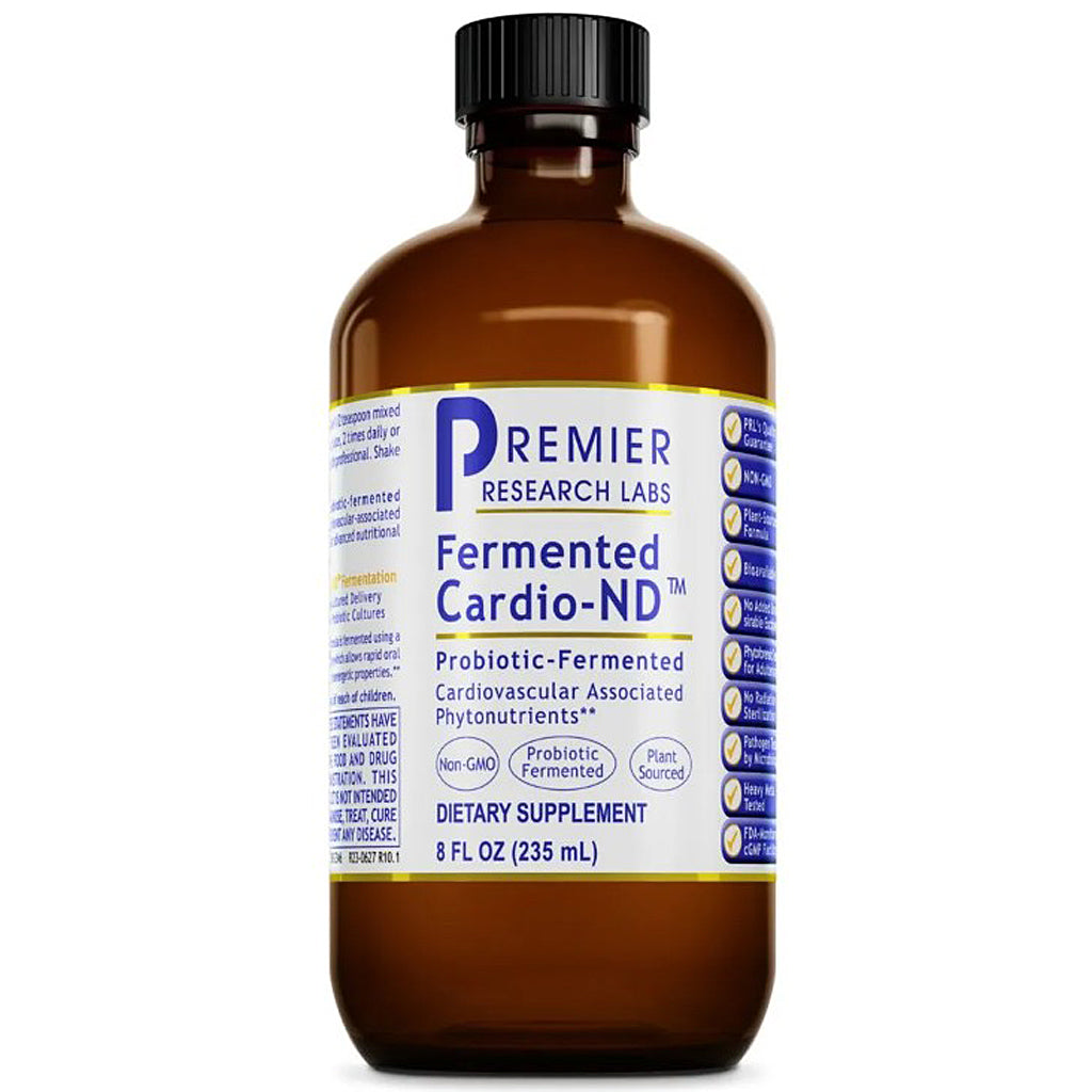 Amber glass bottle with a label on a white background, featuring 'Premier Research Labs' branding.