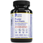 Bottle of Premier Research Labs Multi-Vitamin on a white background