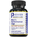 Supplement bottle labeled 'Men's Performance Edge' by Premier Research Labs on a white background